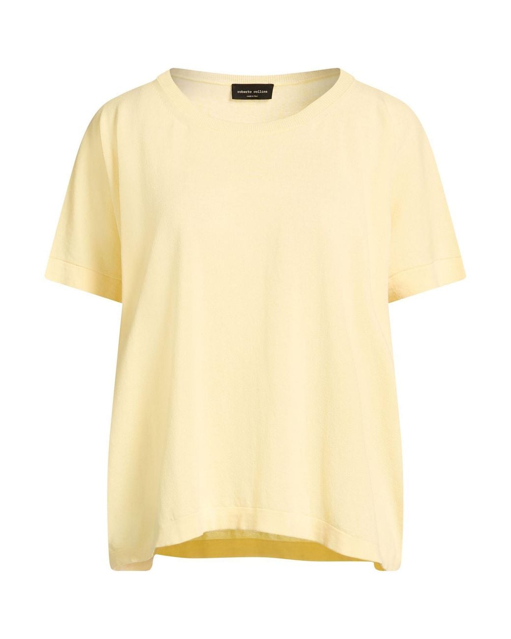 Pullover Roberto Collina en coloris Yellow
