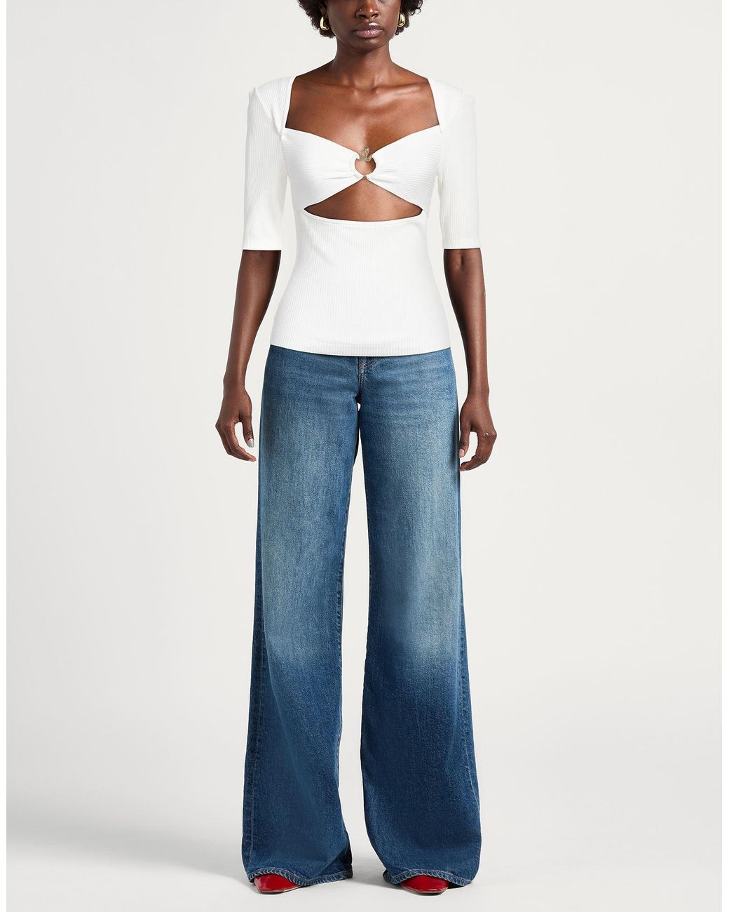 Just Cavalli White Pullover