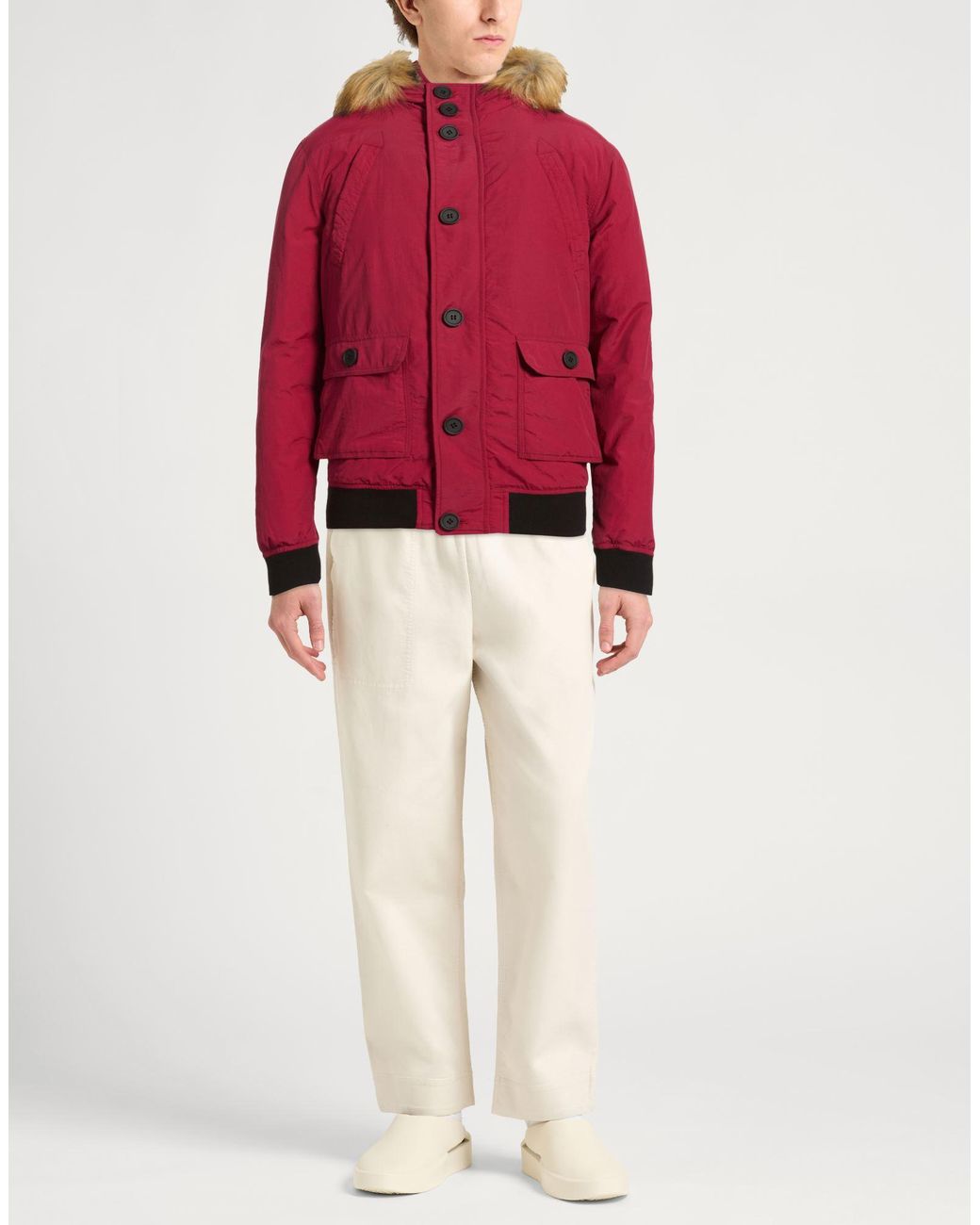 Fred Mello Red Puffer for men