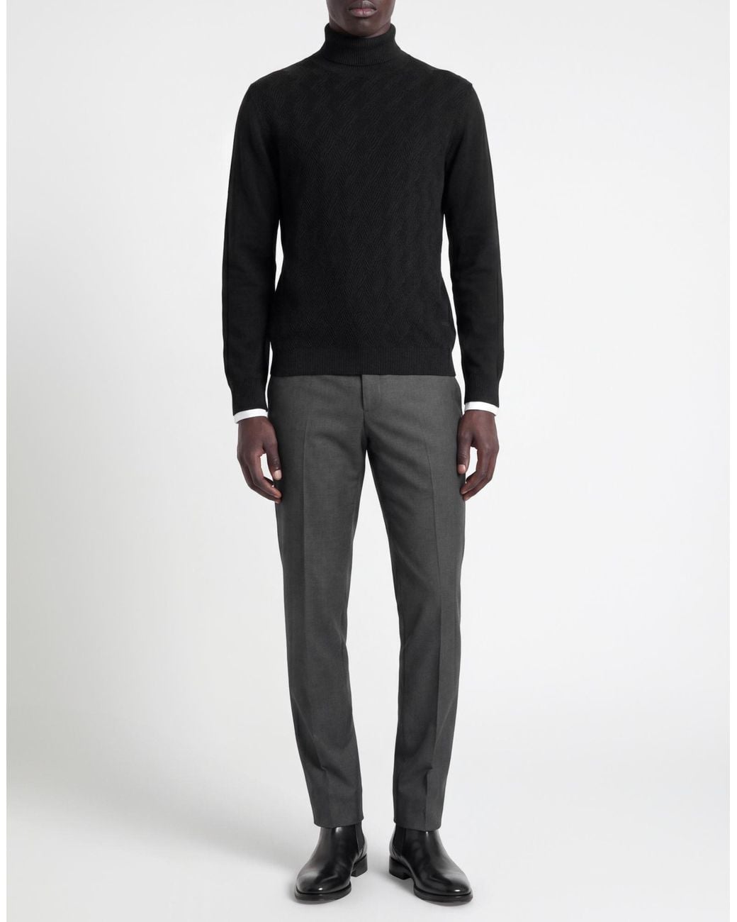 Emanuel Ungaro Black Turtleneck for men