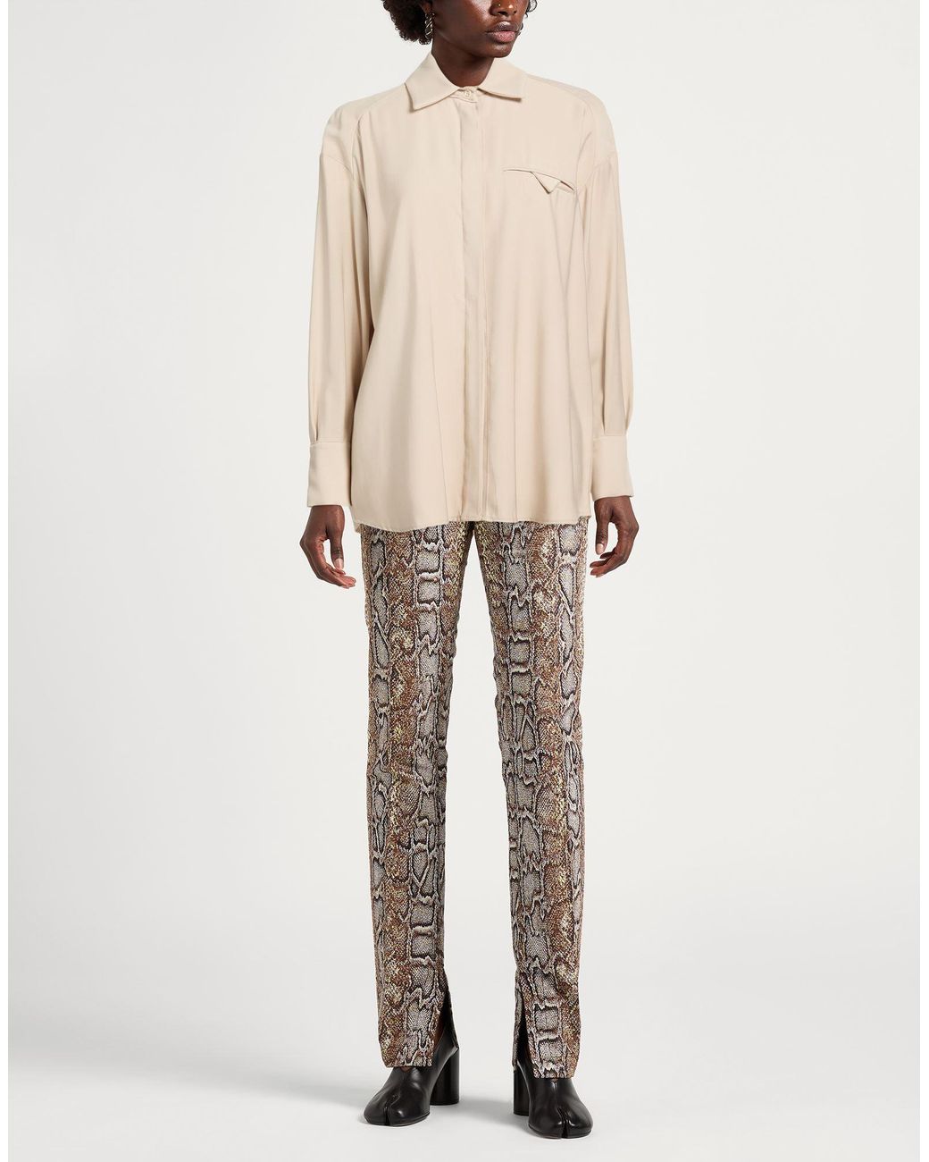 Kaos Natural Shirt Polyester, Viscose, Elastane