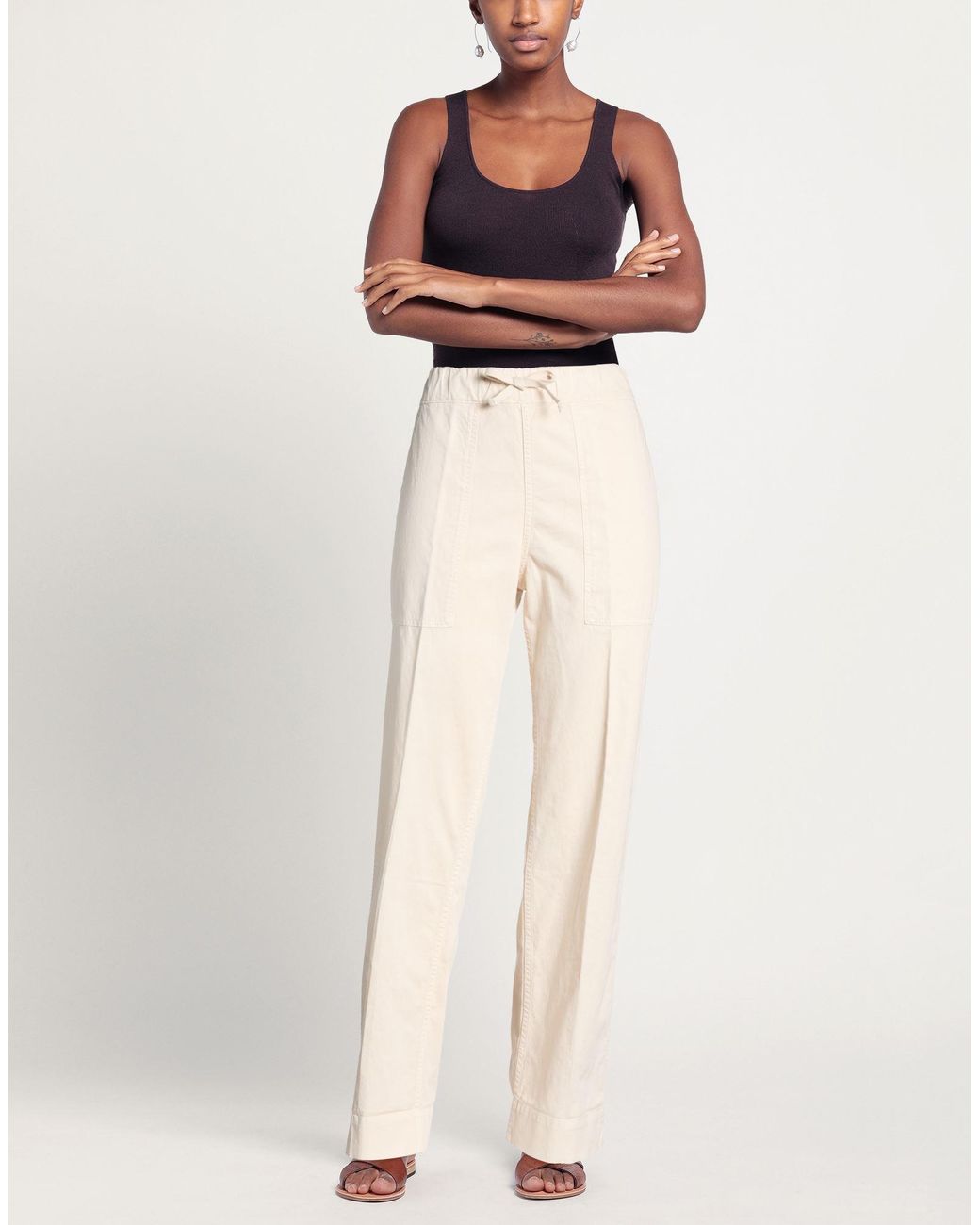 40weft White Pants
