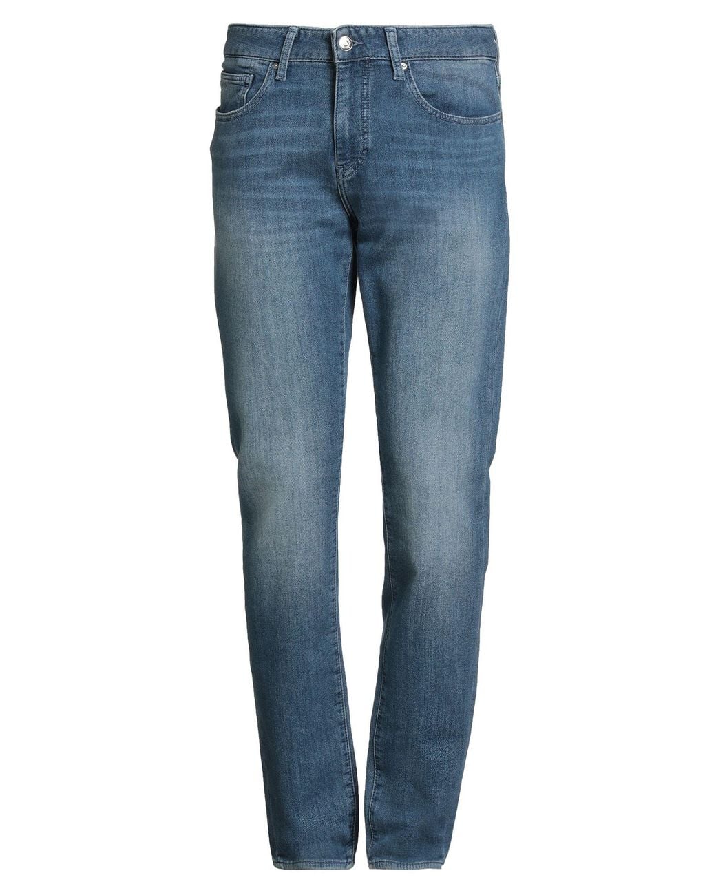 ARMANI EXCHANGE Blue Jeans Cotton, Polyester, Elastane for men