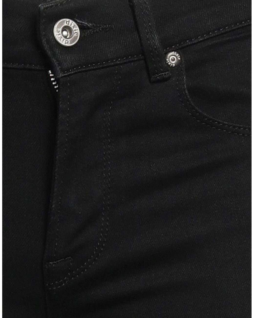Dixie Black Jeans Cotton, Elastane