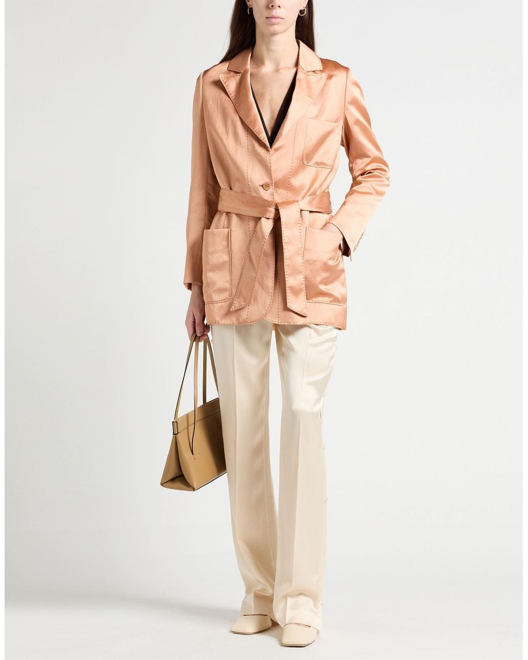 Zimmermann Natural Blazer Viscose, Linen