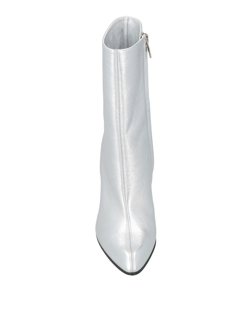McQueen White Ankle Boots