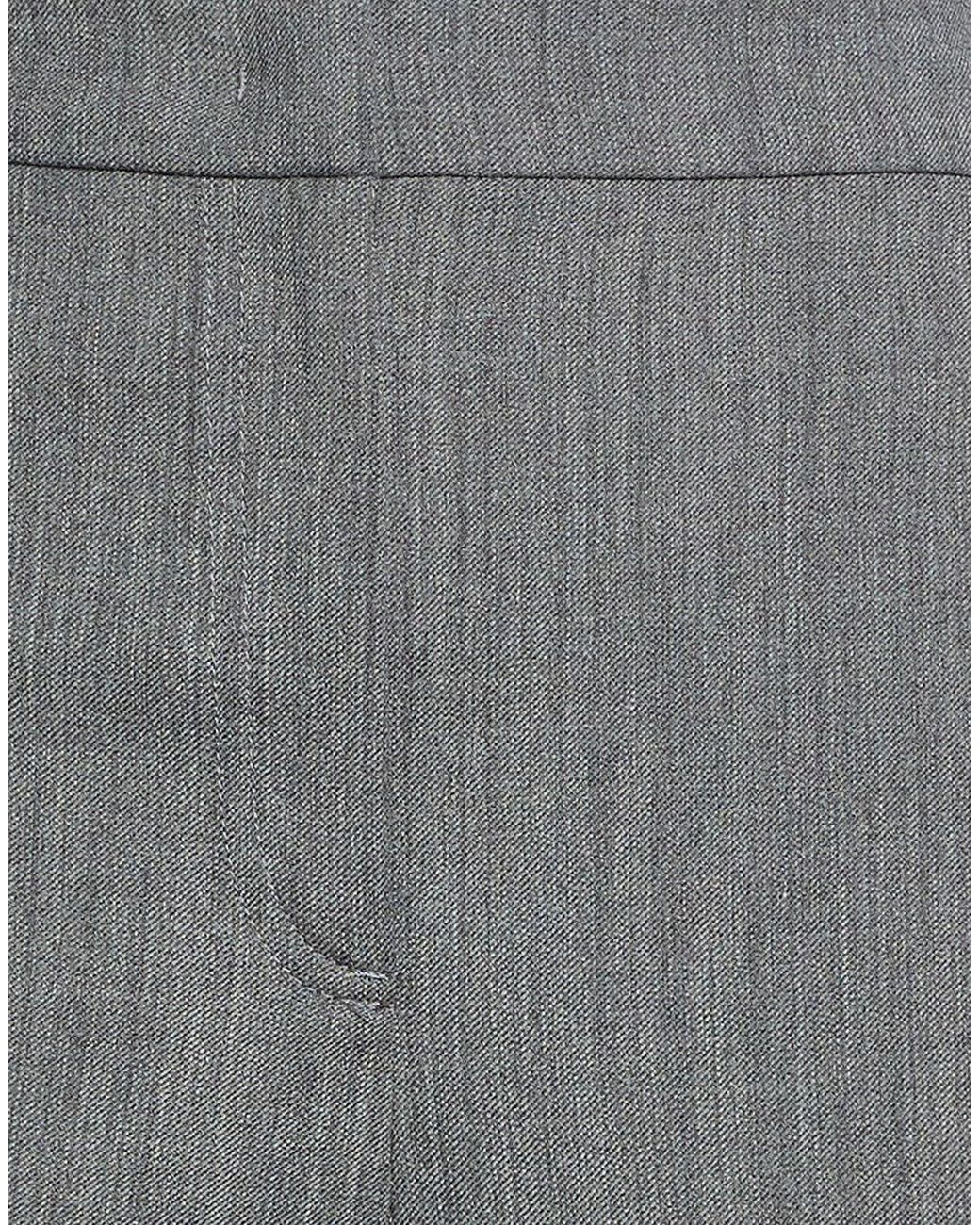 Twinset Gray Pants Polyester, Wool, Viscose, Elastane