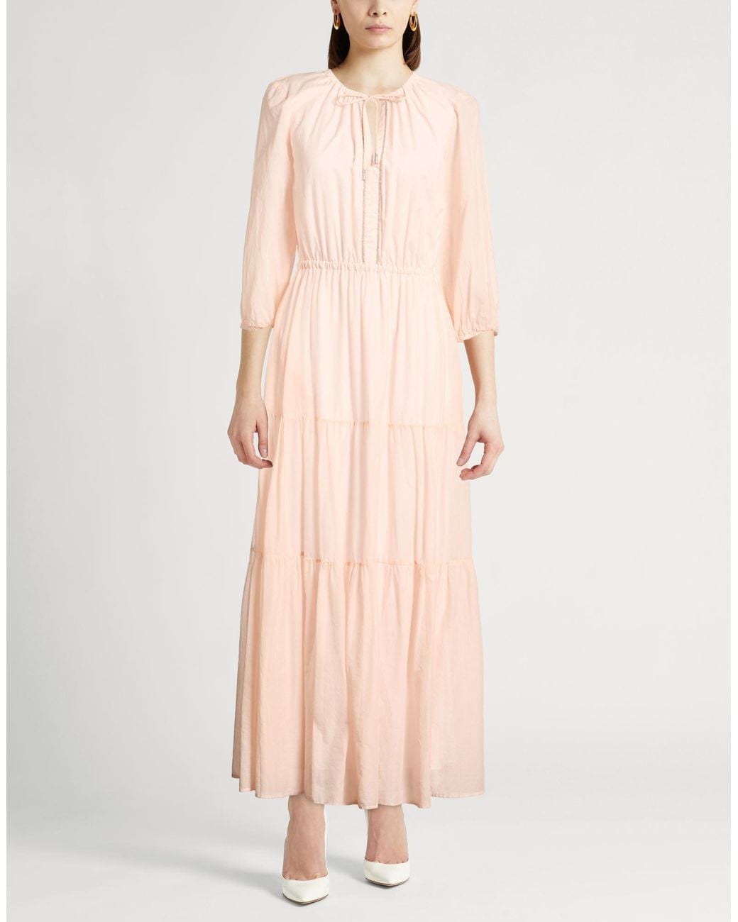 Peserico Pink Maxi Dresses