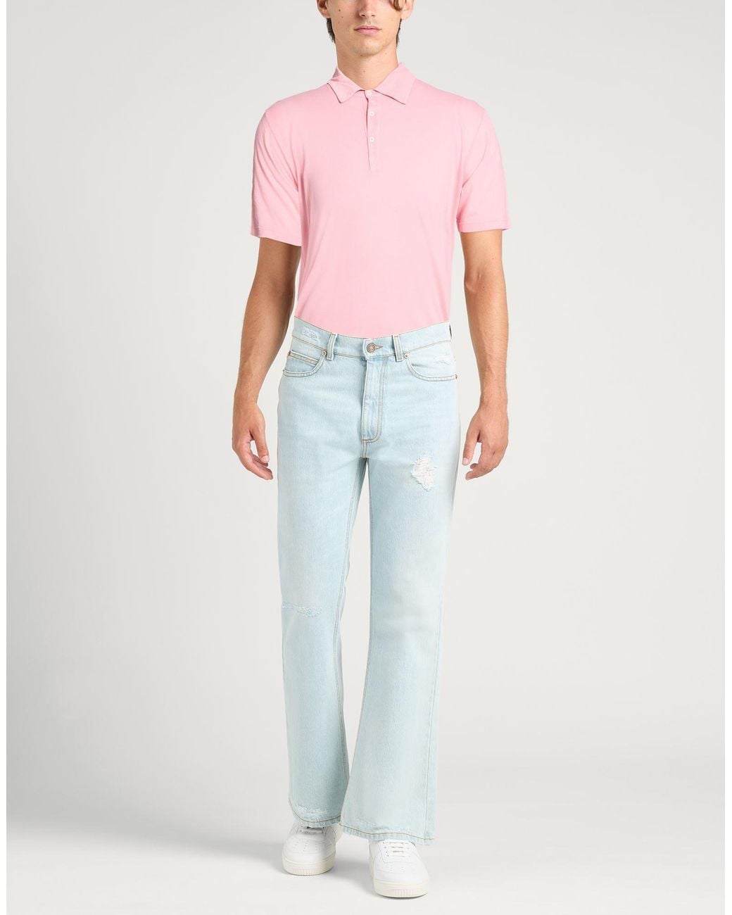 Bellwood Pink Polo Shirt for men