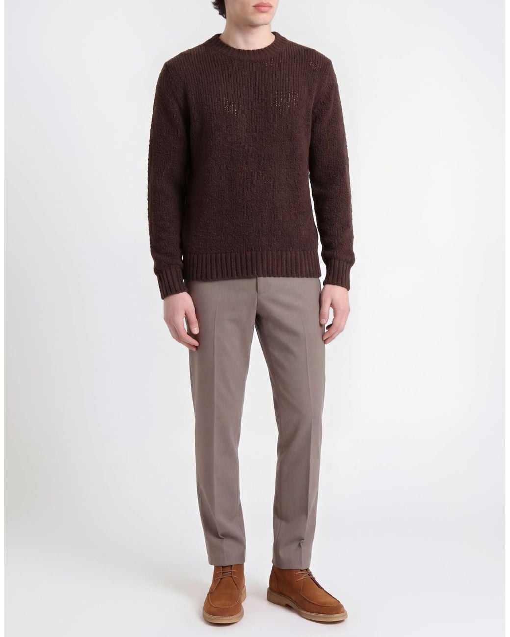 Daniele Fiesoli Brown Jumper for men
