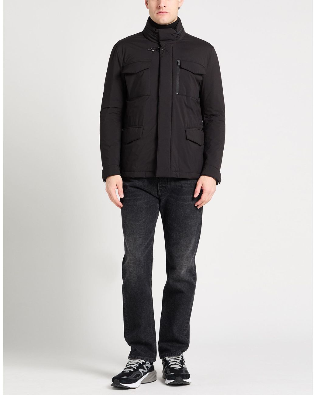 Fay Black Jacket for men
