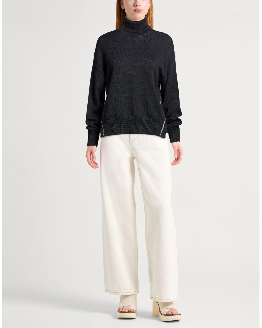 Alpha Studio Blue Rollkragenpullover