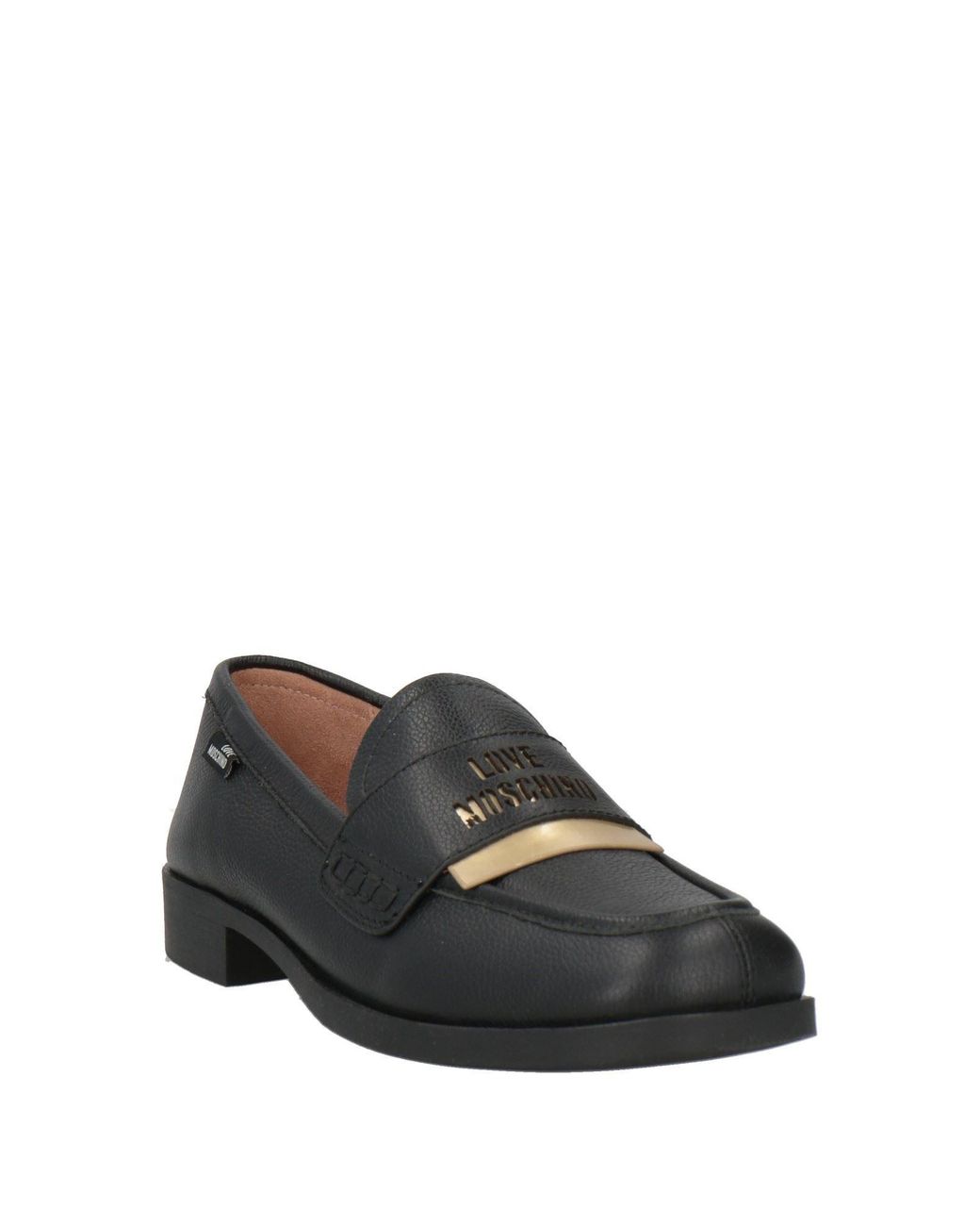 Love Moschino Black Loafers Leather