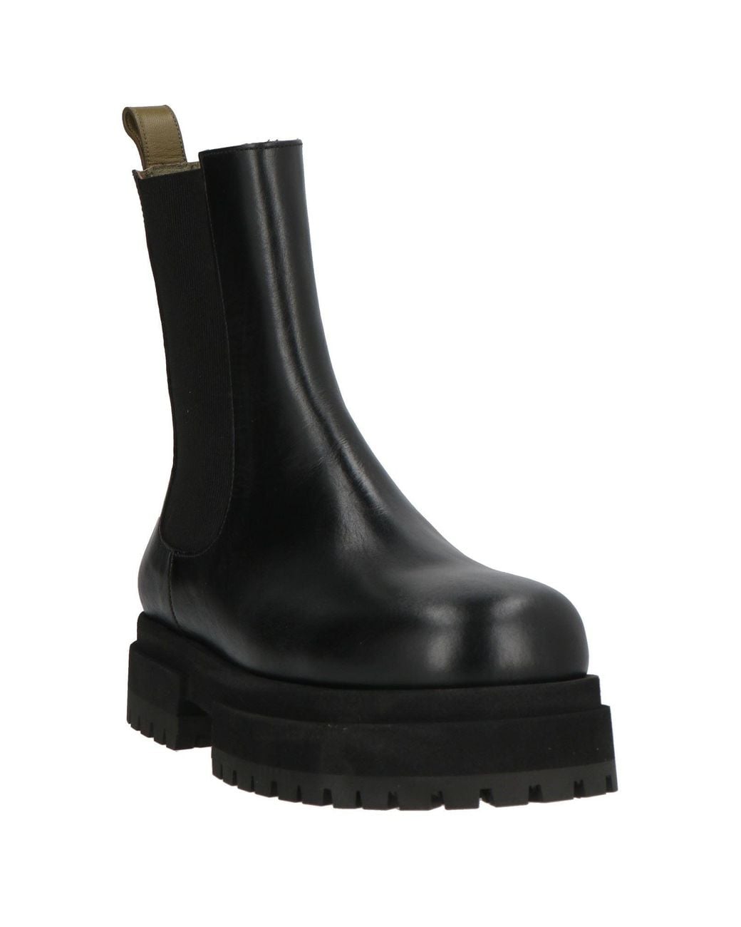 MARIA LUCA Black Ankle Boots Calfskin
