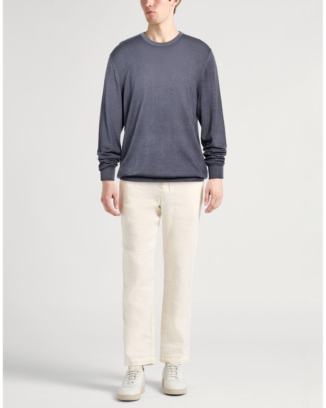 Fedeli Blue Jumper for men