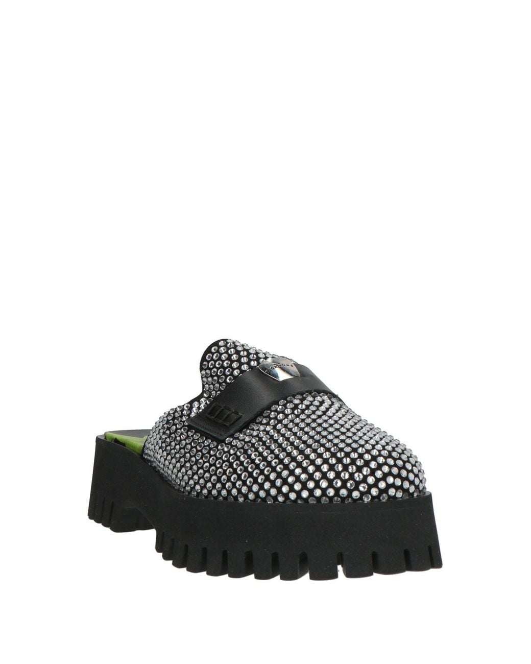 John Richmond Black Mules & Clogs