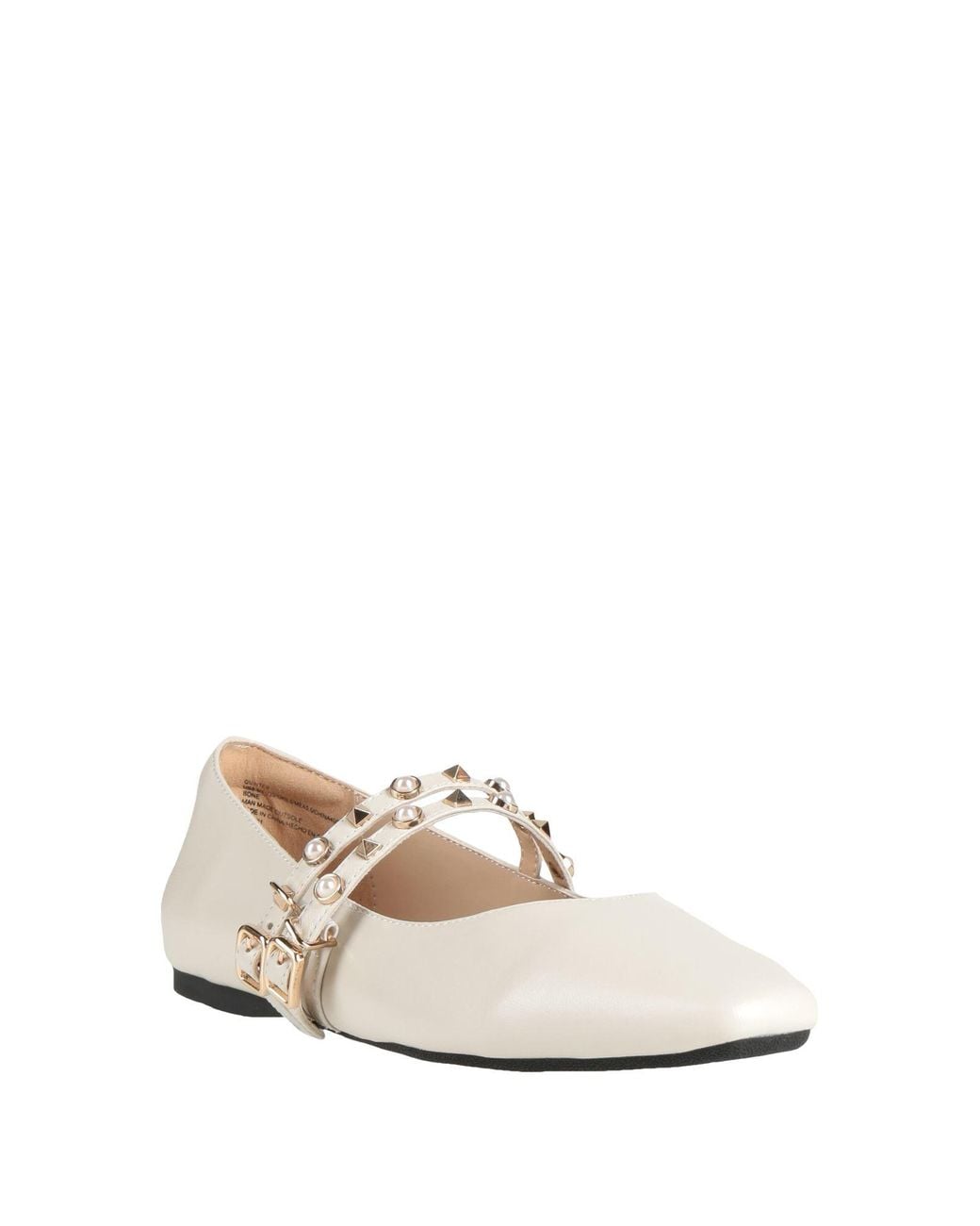 Steve Madden White Ballet Flats