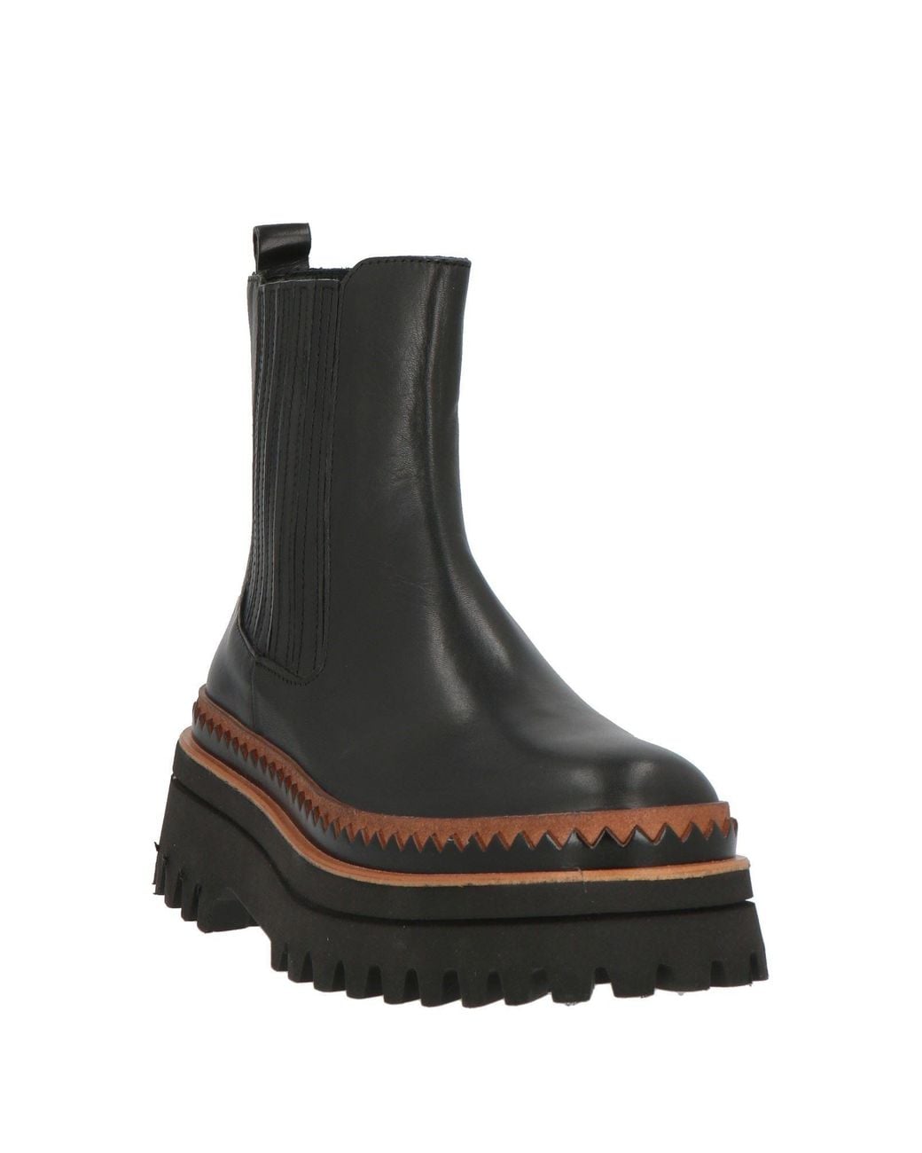 Elvio Zanon Black Ankle Boots