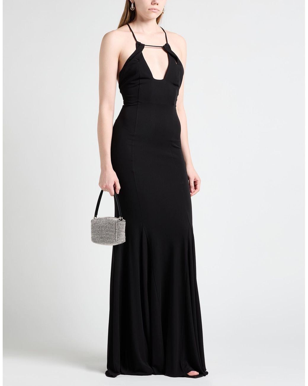 FELEPPA Black Maxi Dress Polyester, Elastane