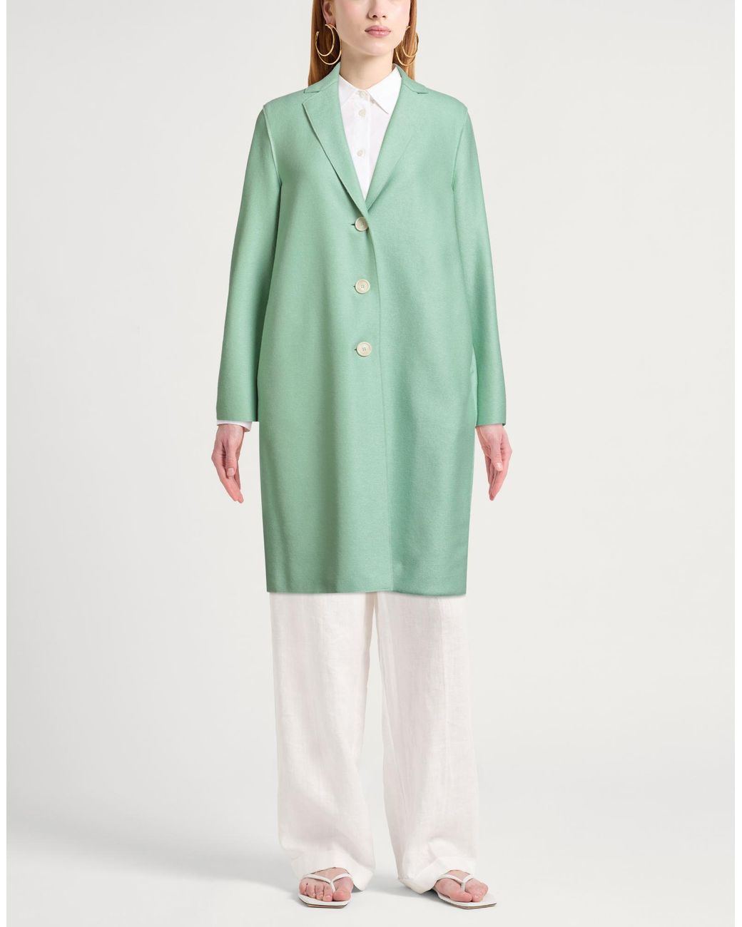 Harris Wharf London Green Coat
