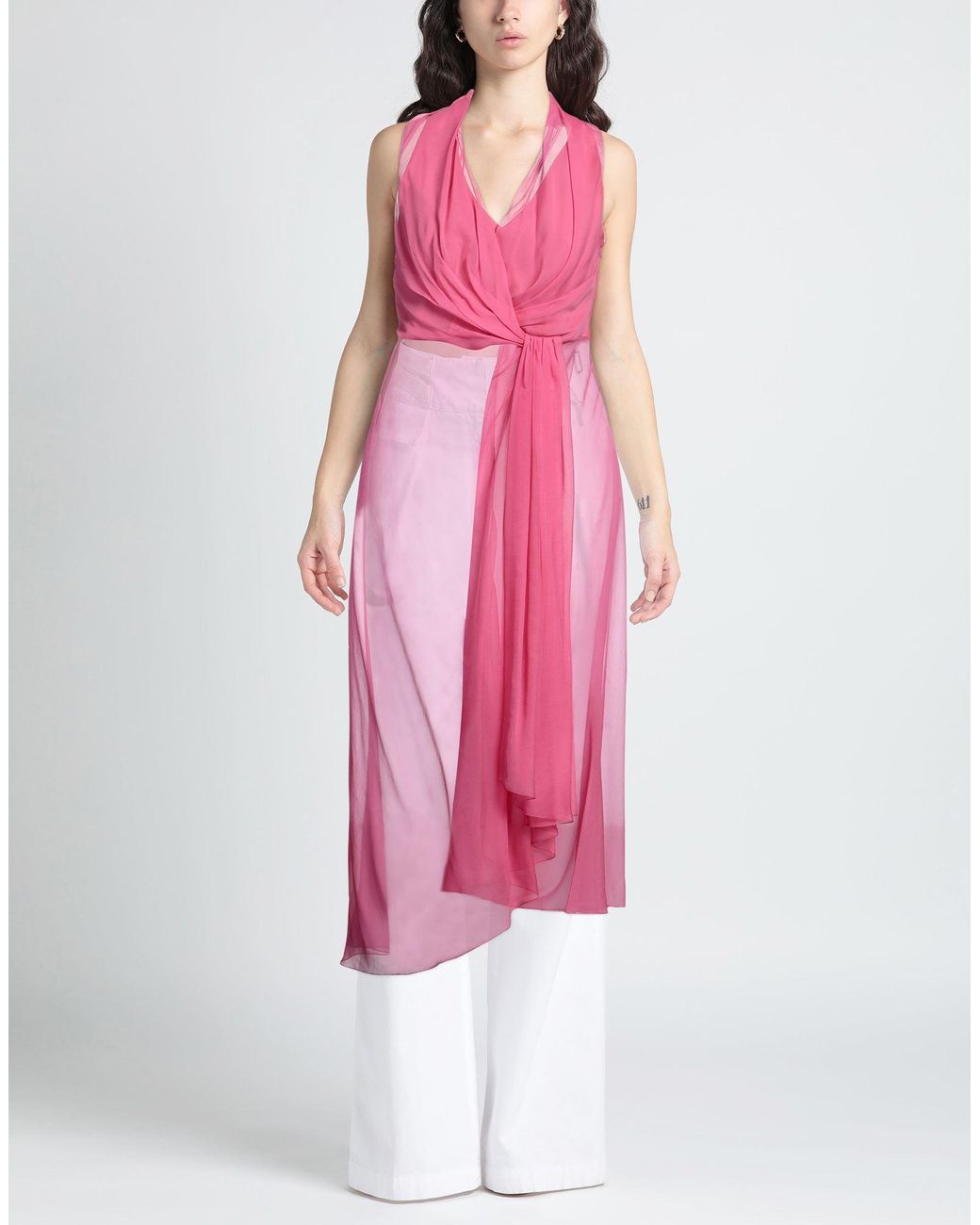 Top Alberta Ferretti en coloris Pink