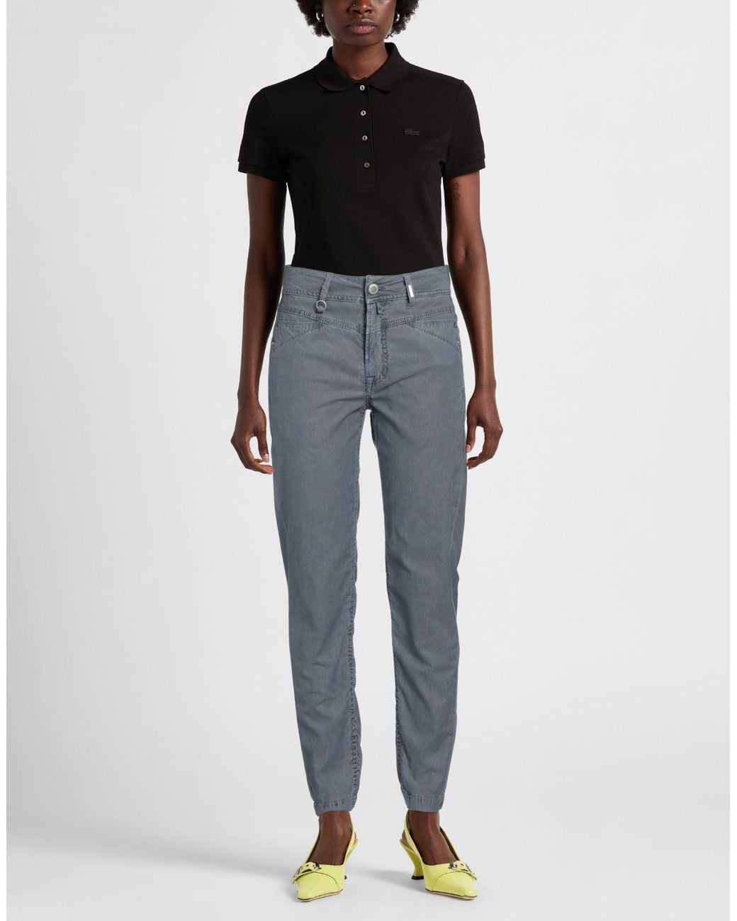 Pantalon High en coloris Gray