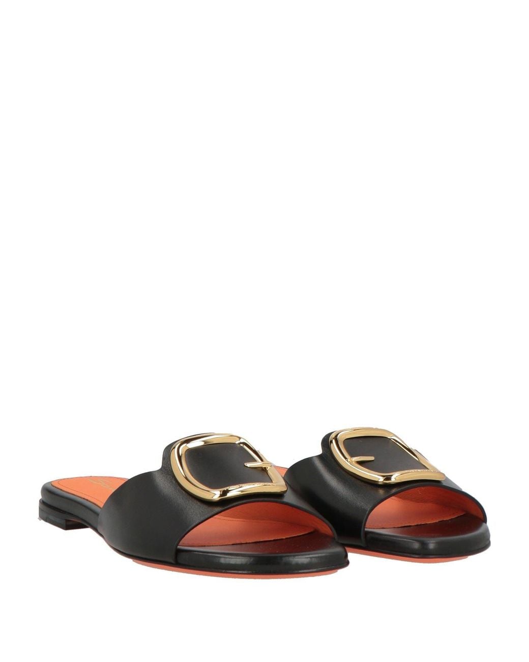 Santoni Black Sandals