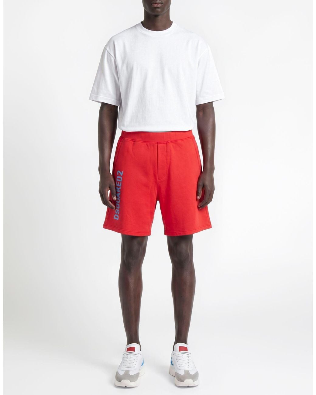 DSquared² Red Shorts & Bermuda Shorts for men