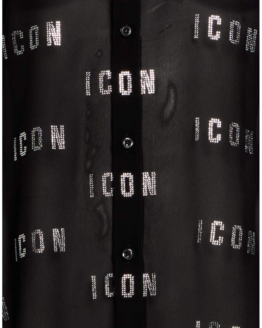 DSquared² Black Shirt Polyester