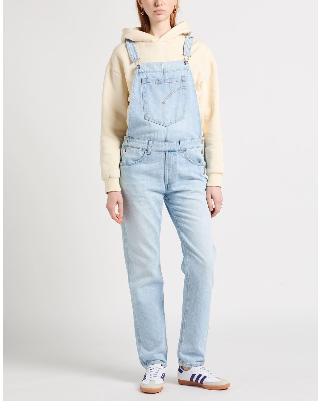Dondup Blue Overalls Cotton
