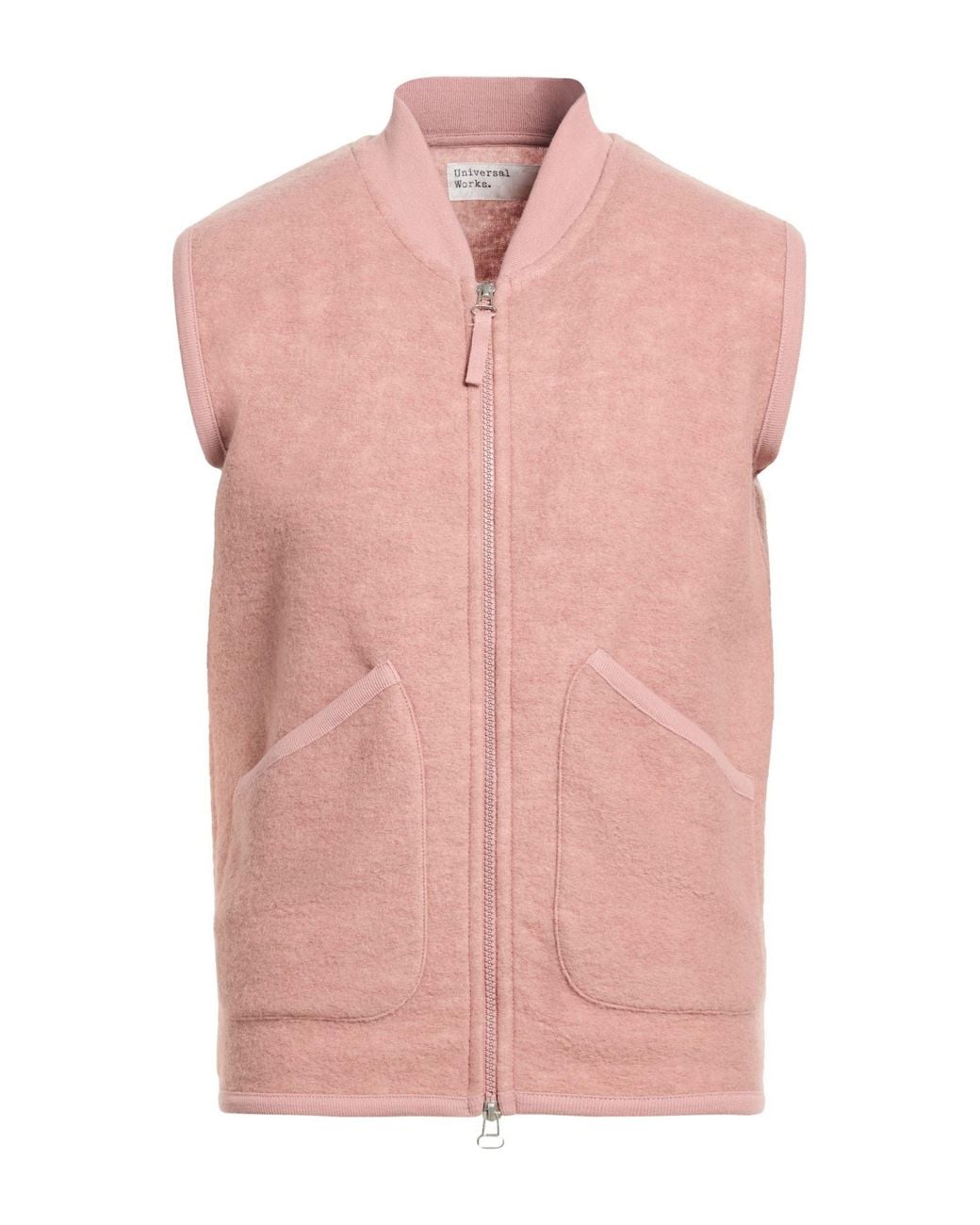Universal Works Pink Vest Wool, Polyester for men