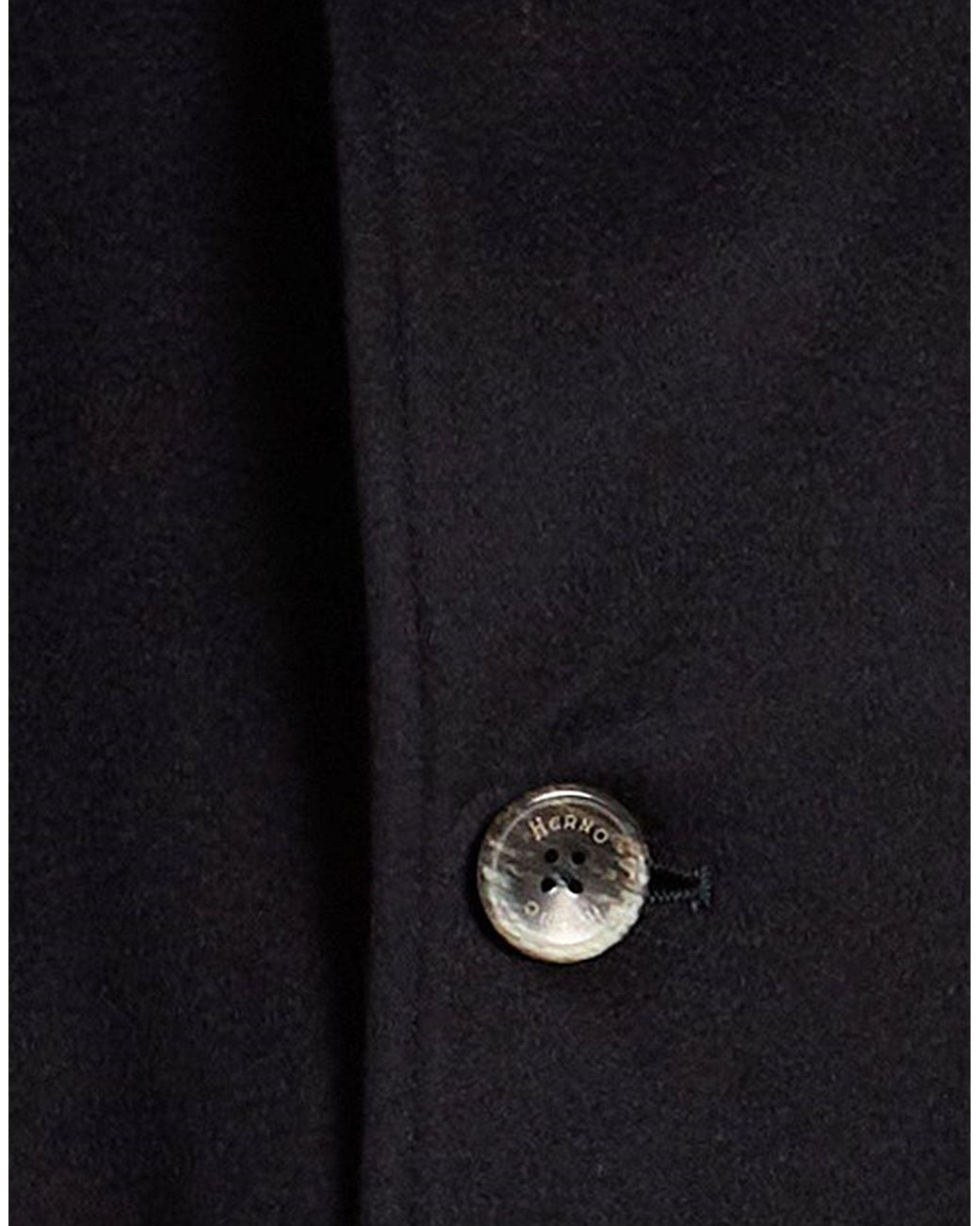 Herno Black Coat for men