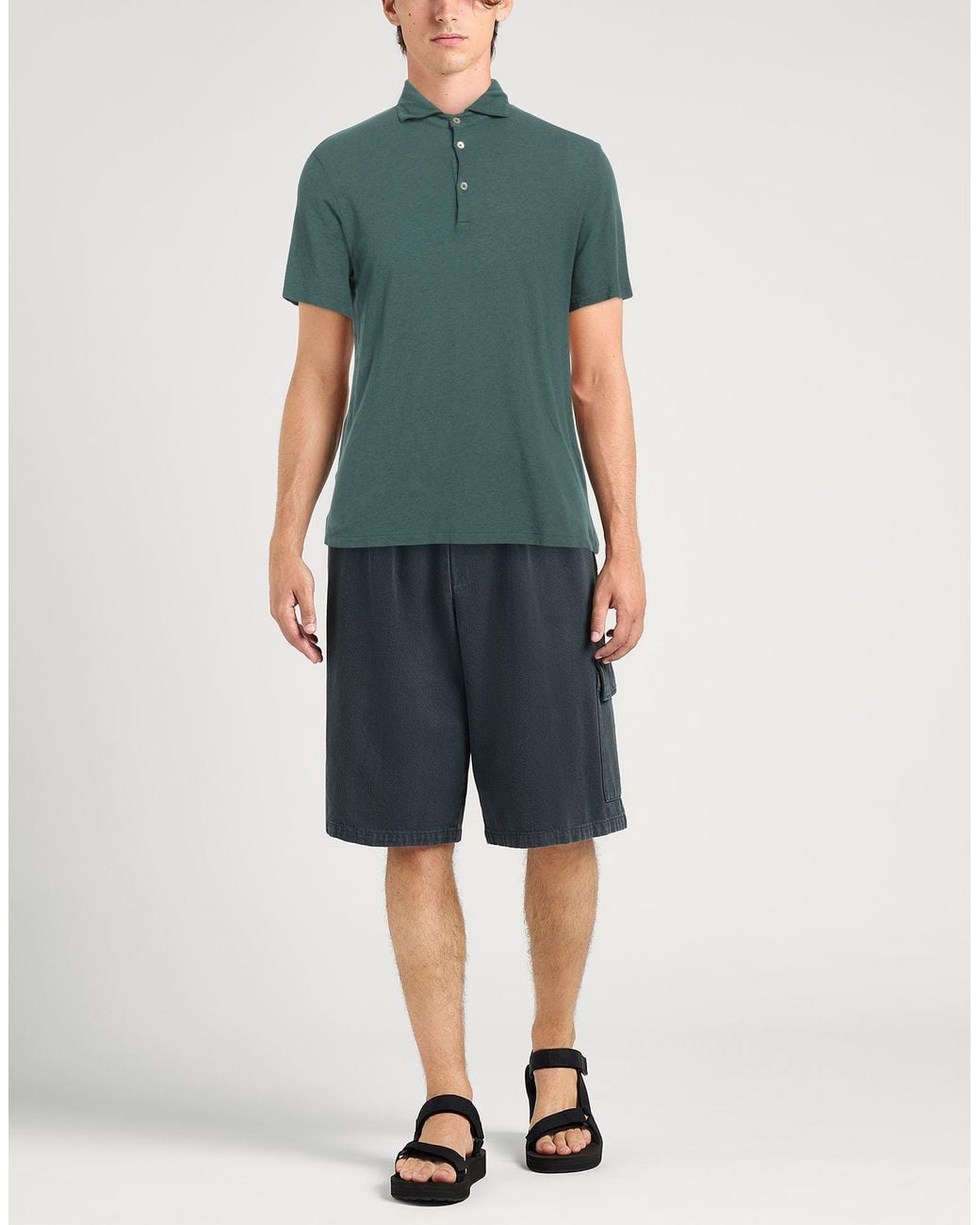 Boglioli Green Polo Shirt for men
