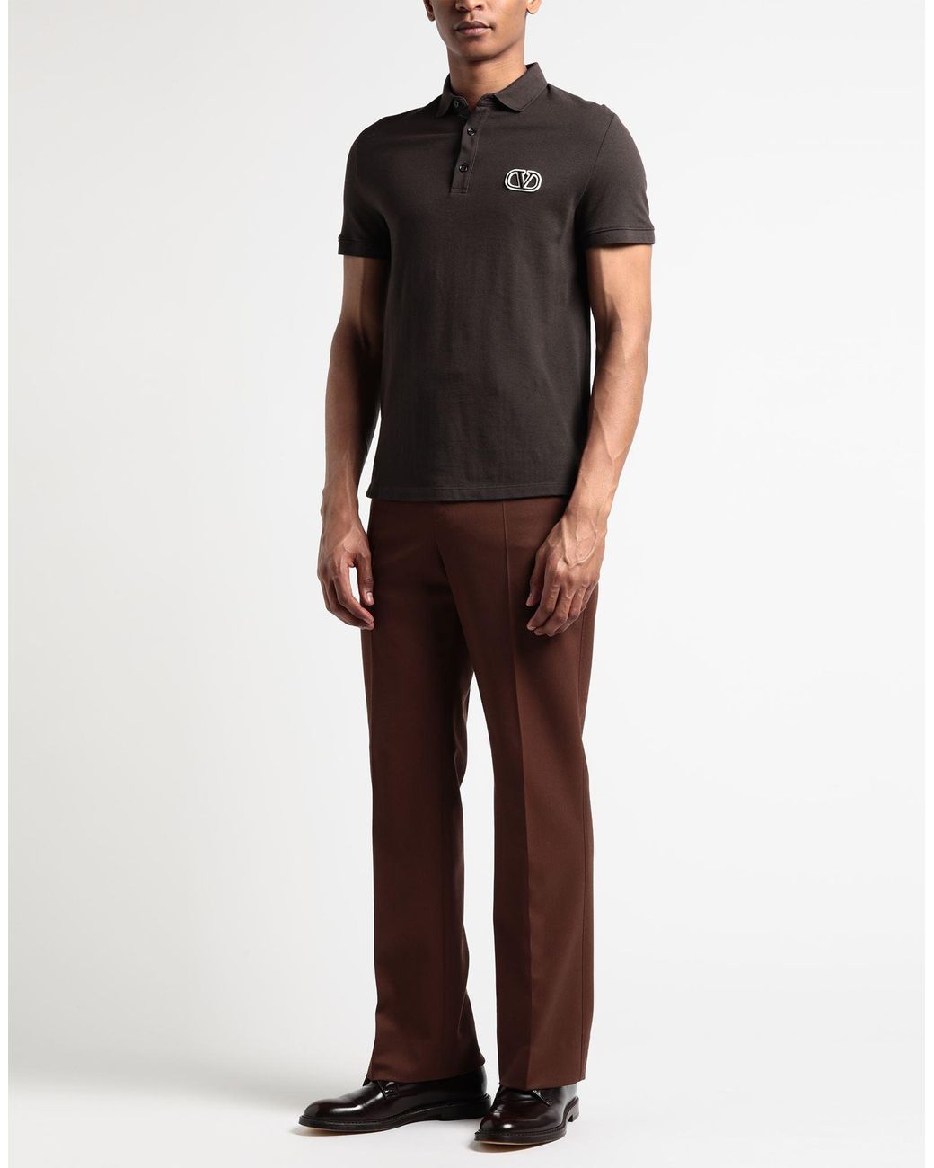 Valentino Garavani Black Polo Shirt for men
