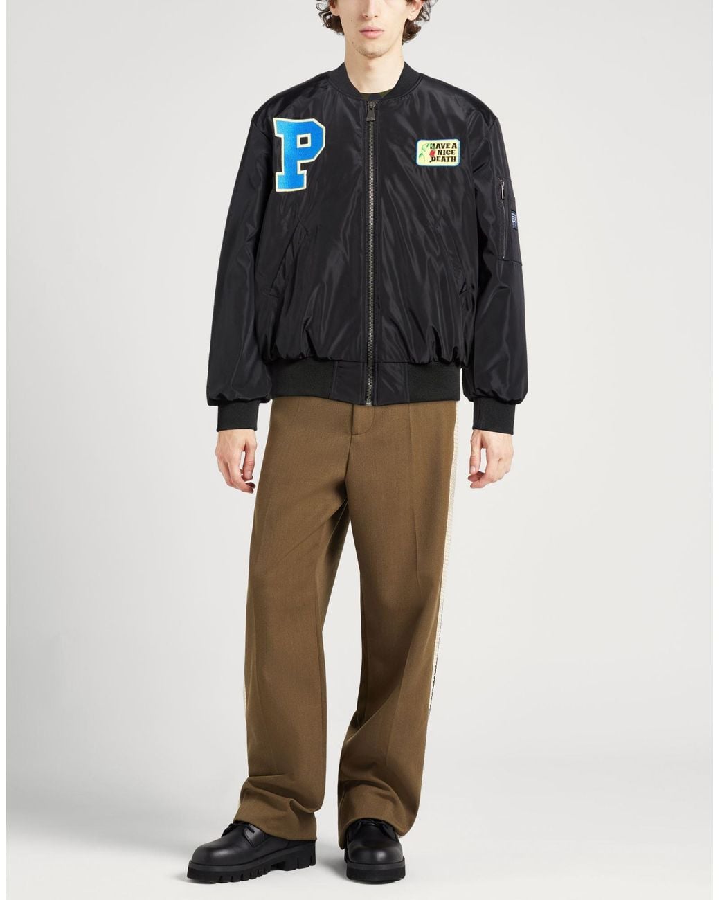 Propaganda Black Jacket Polyester for men