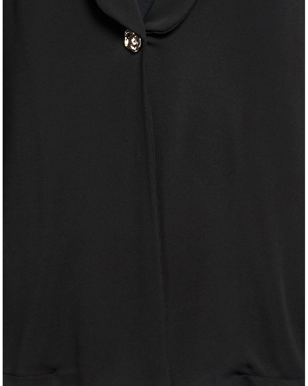 Haveone Black Blazer Polyester, Elastane