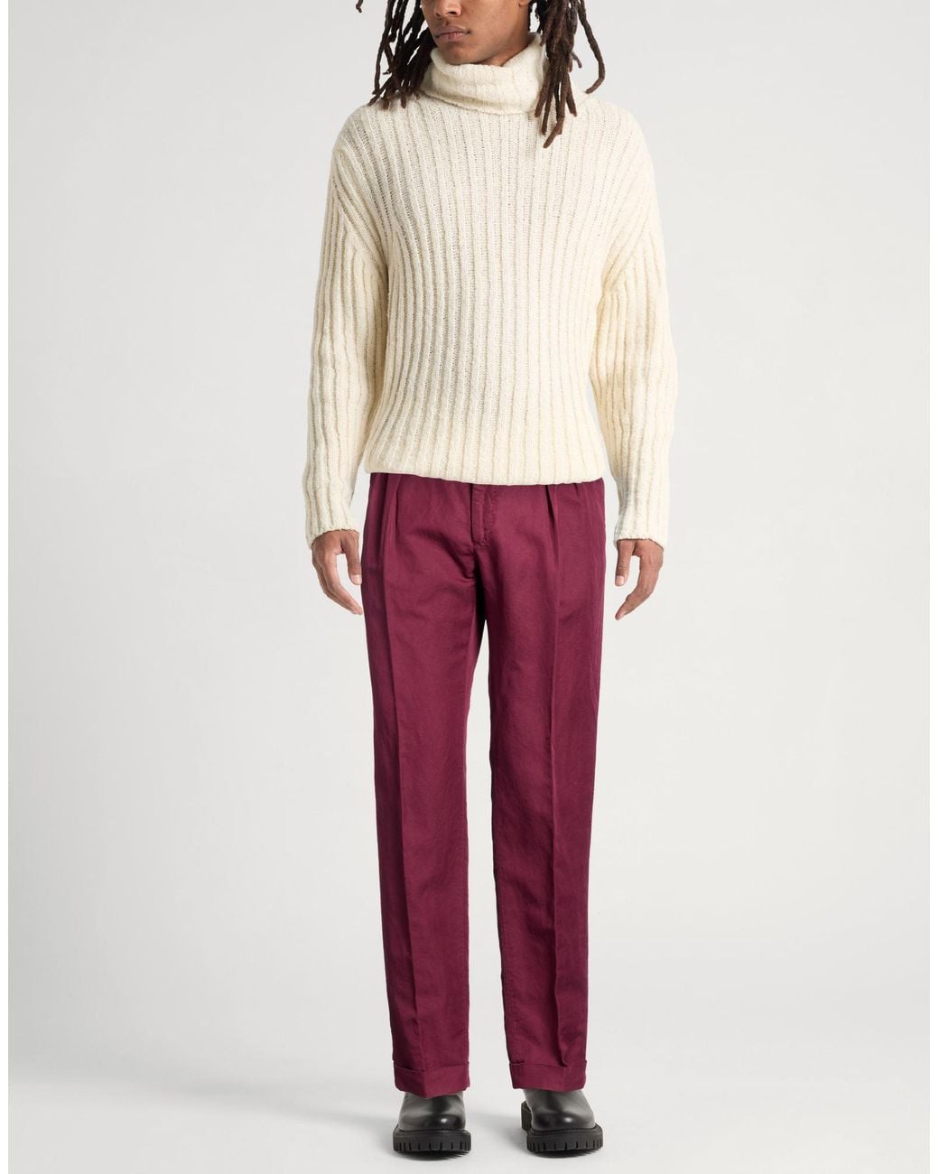 Incotex Red Trouser for men