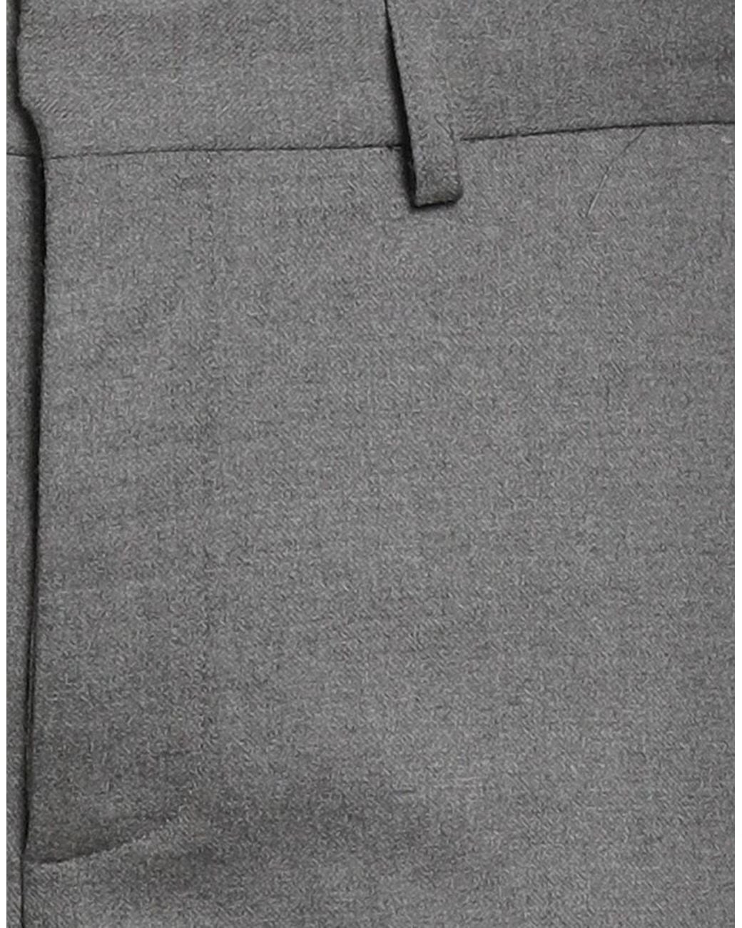 Grifoni Gray Pants Wool, Elastane for men