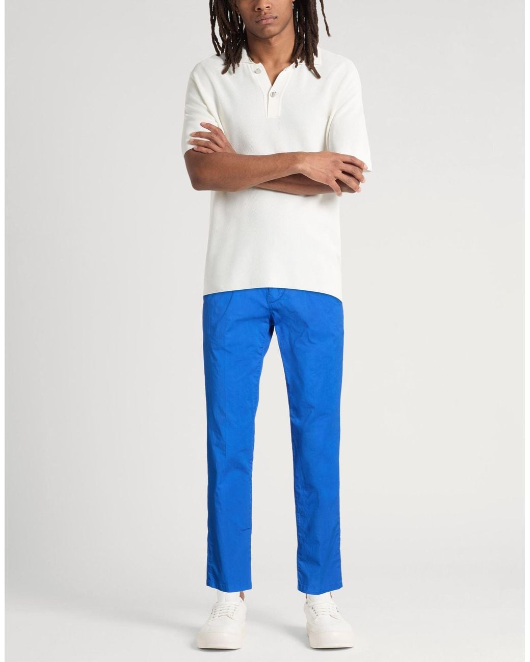 Manuel Ritz Blue Trouser for men