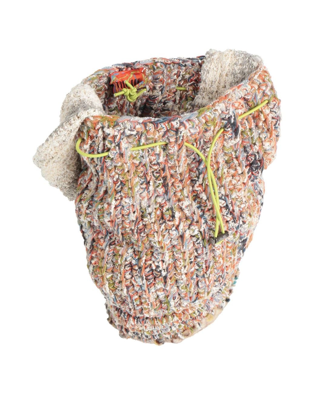 VITELLI White Cross-Body Bag Cotton, Wool, Nylon, Polyester