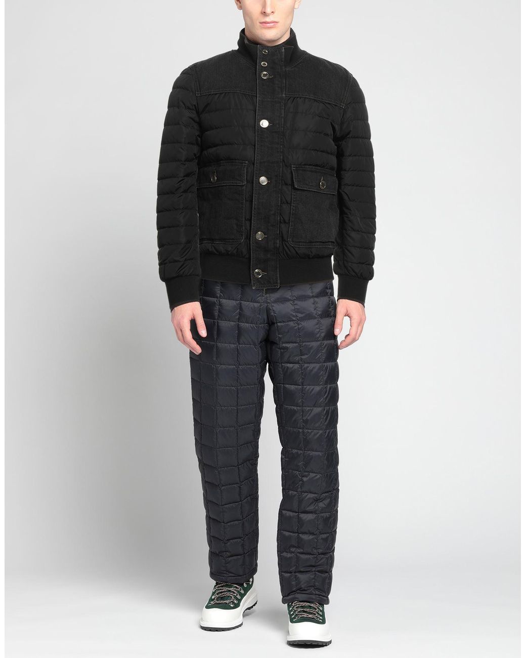 Moorer Black Puffer Polyamide, Cotton, Elastane, Polyester for men