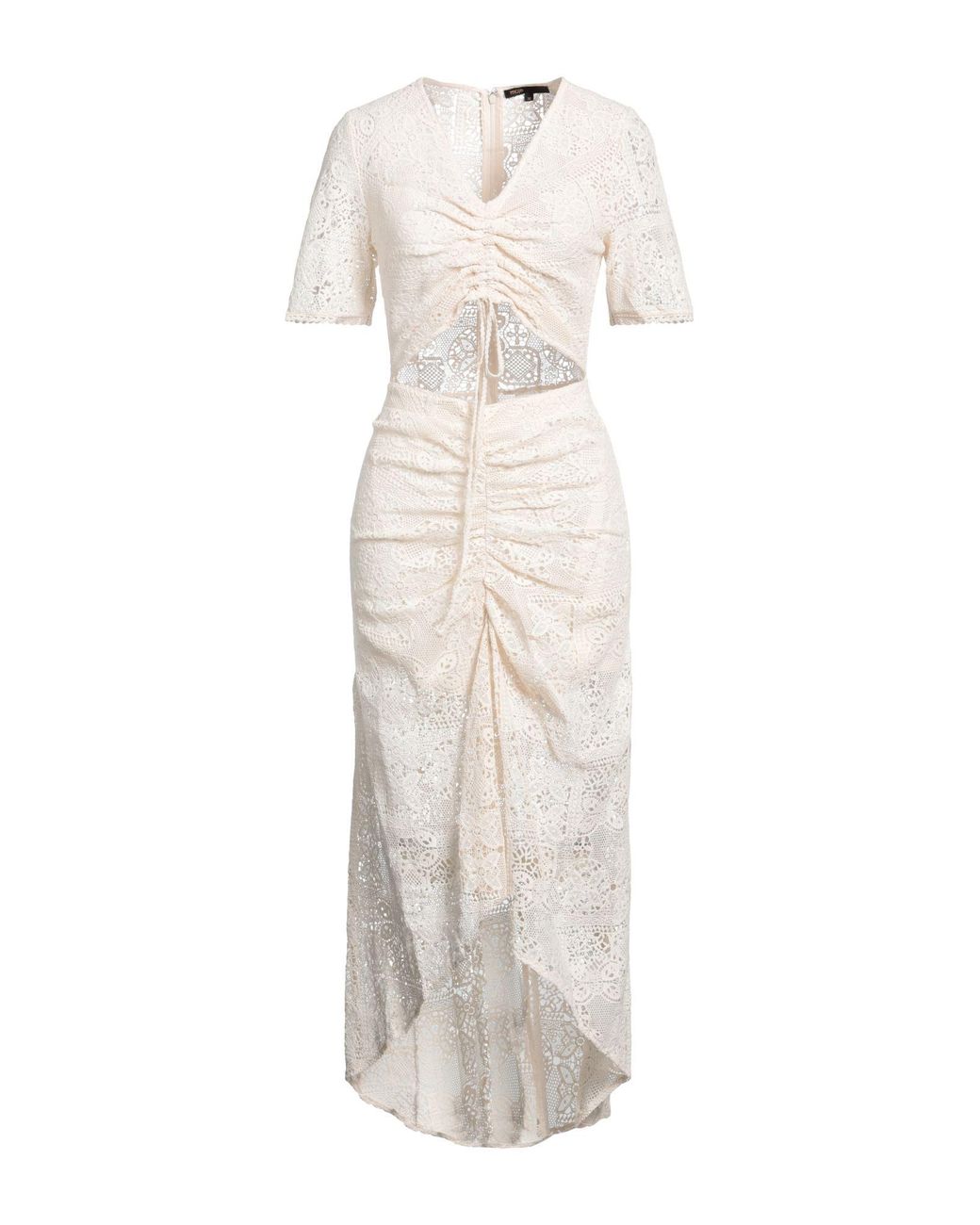 Maje White Midi Dress