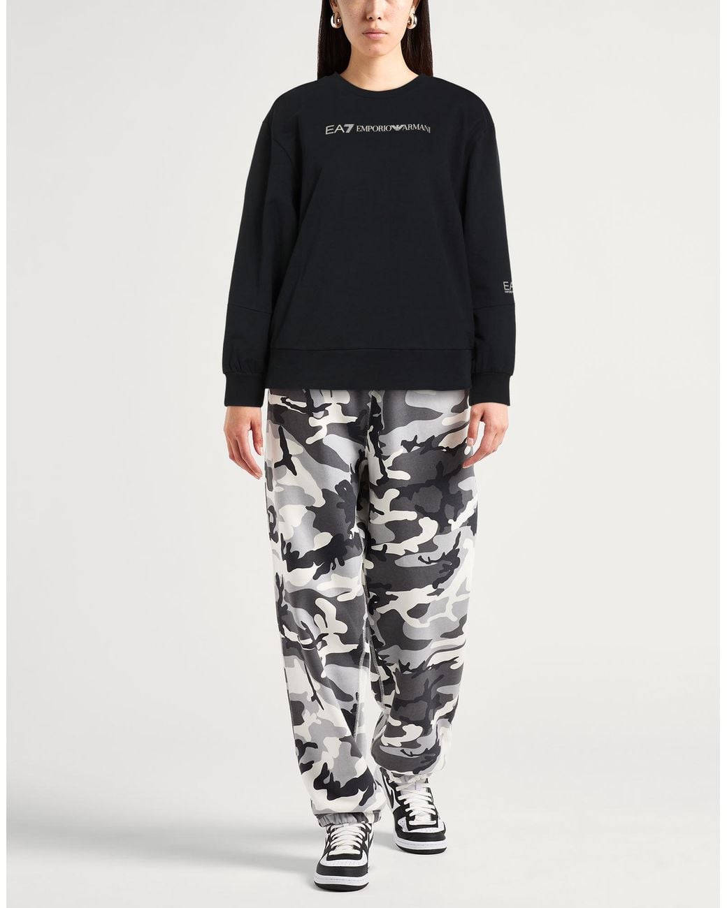 EA7 Black Sweatshirts