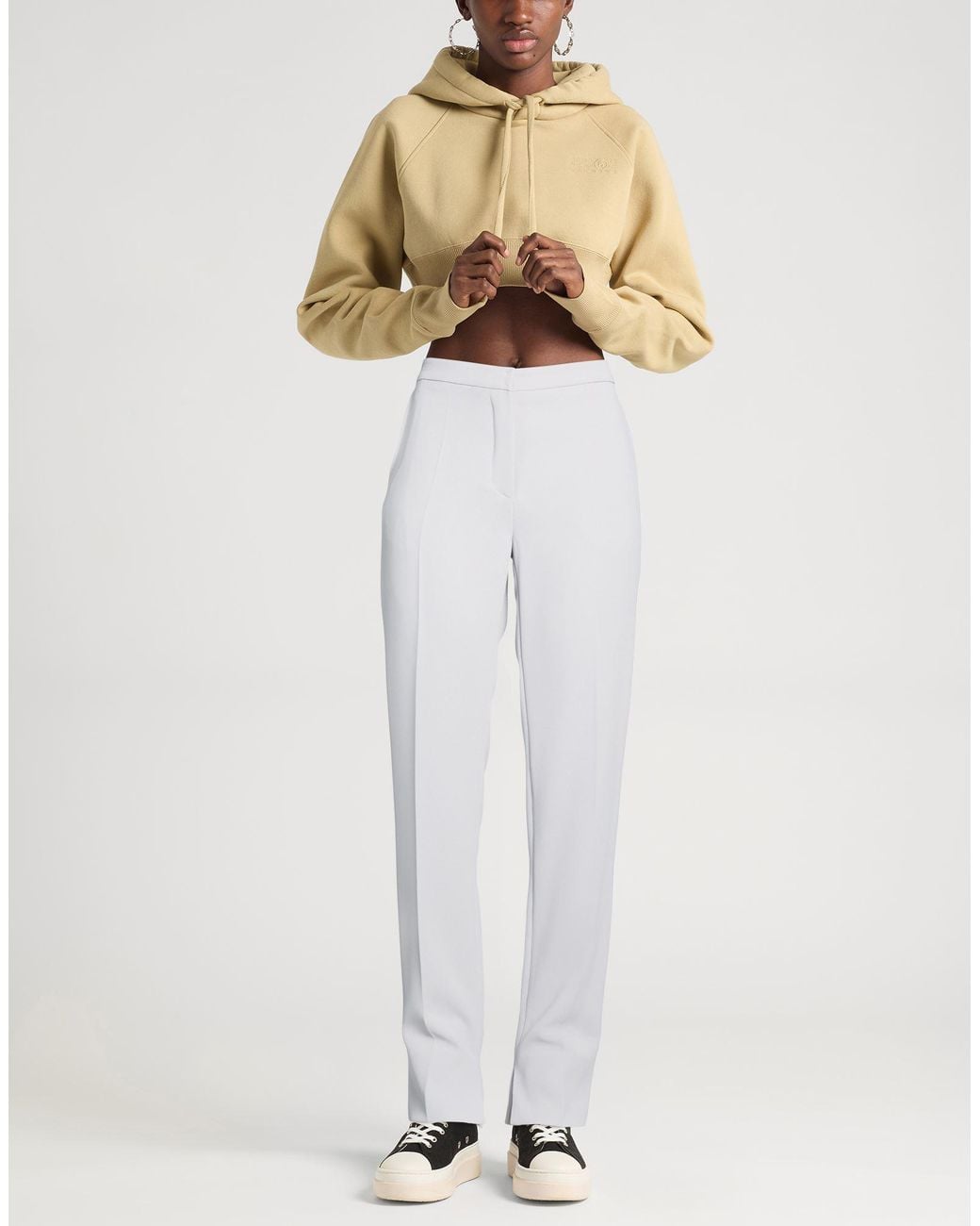 Elisabetta Franchi White Pants Polyester