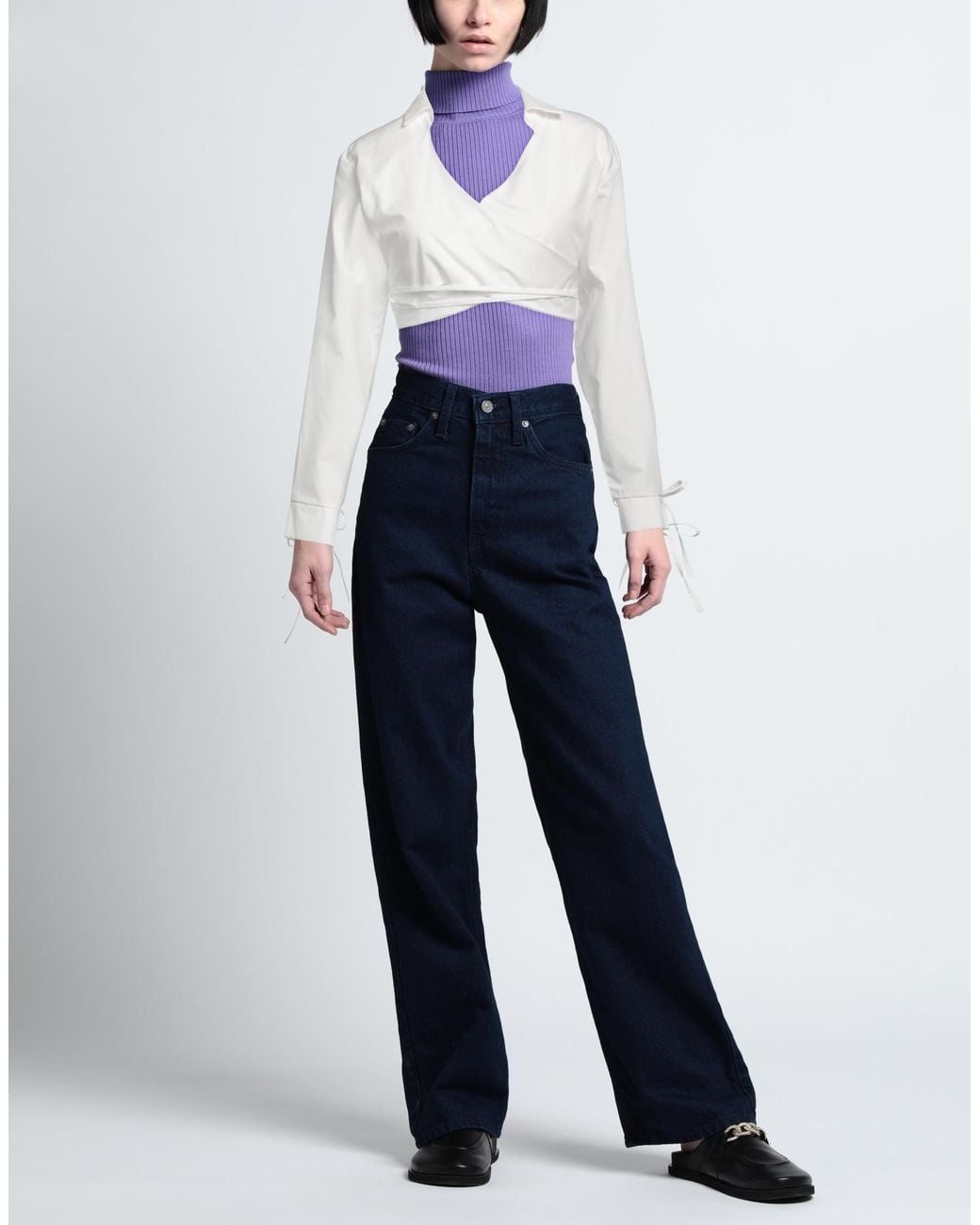 ANDREADAMO White Wrap Cardigans