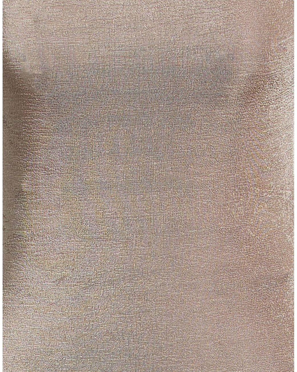AMI Brown Tank Top Polyester, Elastane