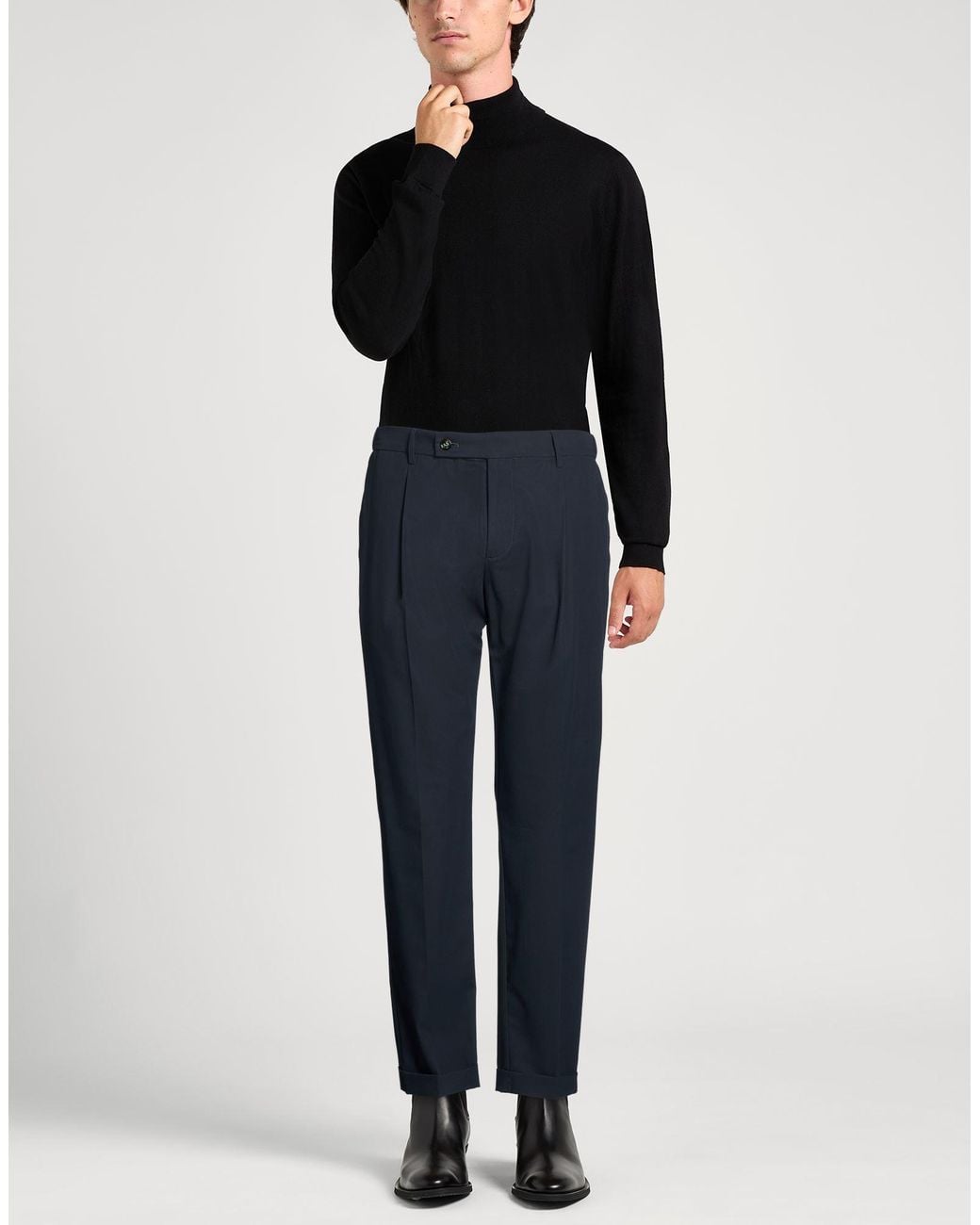 Berwich Blue Pants for men
