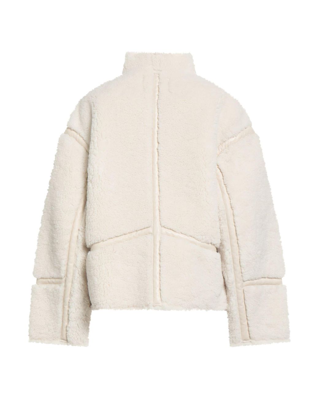 Maje White Shearling & Teddy
