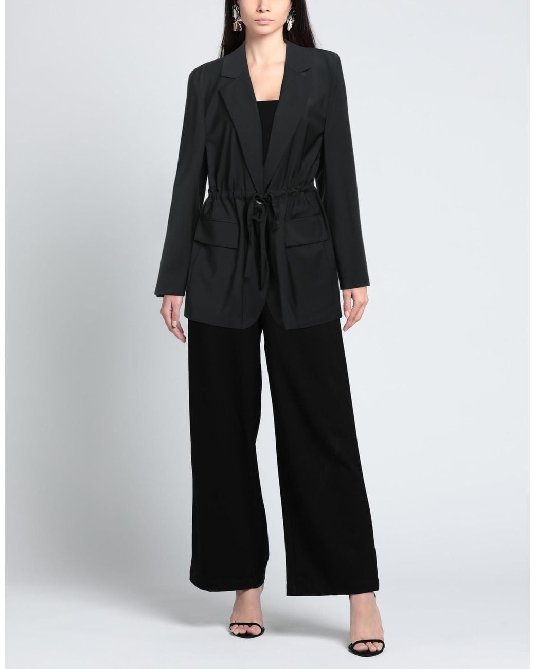 SEVENTY VENEZIA Black Blazer Virgin Wool, Elastane