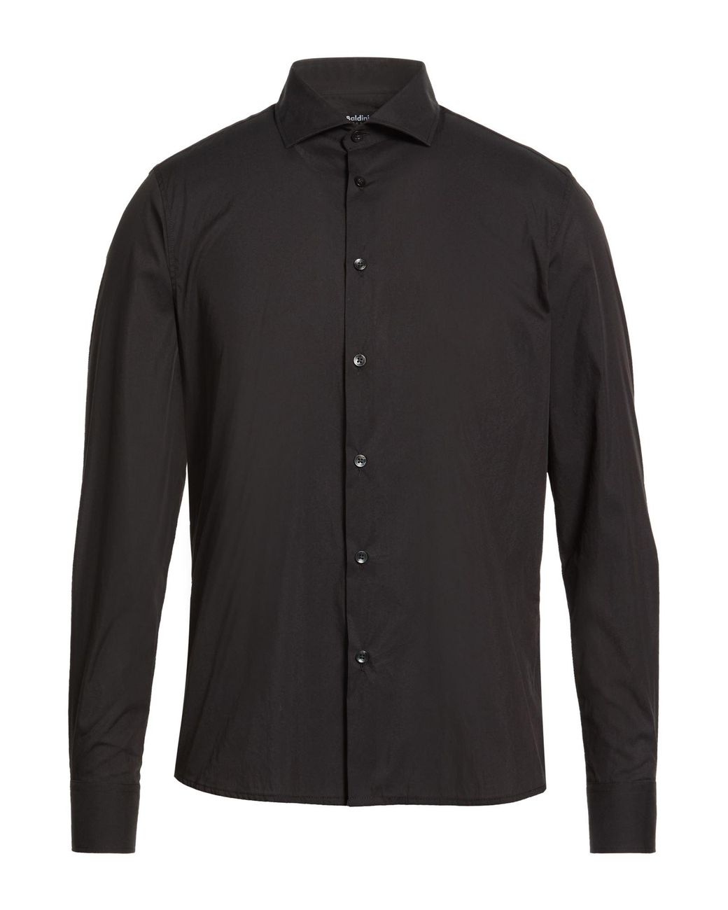 Baldinini Black Shirt Cotton, Polyamide, Elastane for men